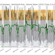A seismometer reading in Belgium over the past year, demonstrating a decline in human-made seismic noise in the past two weeks. The green line denotes average noise. The levels are approaching those during winter vacation.